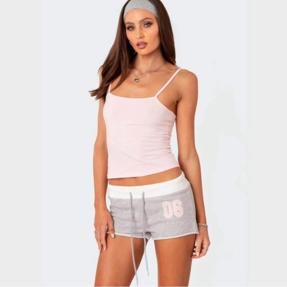 Edikted Tops - Edikted pink fibi tank top